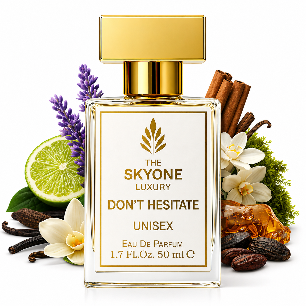Don’t Hesitate Luxury Unisex Perfume (EDP) 50ml | Long Lasting 10-Hour Warm Spicy Fragrance